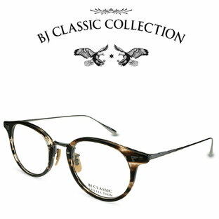 BJ CLASSIC COLLECTION COMBI COM-510N NT C-30-15 クロササ ガンメタ BJクラシックコレクション 度付きメガネ 伊達メガネ メンズ レディース 本格眼鏡の画像