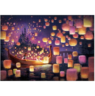 ジグソーパズル 1000ピース ディズニー 塔の上のラプンツェル 願いを乗せた灯り (73.5×51cm)(D-1000-877) テンヨー 梱80cm t103の画像