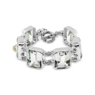 スティーブンデュエック レディース ブレスレット・バングル・アンクレット アクセサリー Sterling Silver Quartz Bracelet with Diamonds 0.65 ct. t.w.の画像