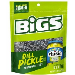 BIGS ビッグス ひまわりの種 ディルピクルス ヒマワリシード サンフラワーシード アメリカのお菓子 BIGS Dill Pickle Sunflower Seedsの画像