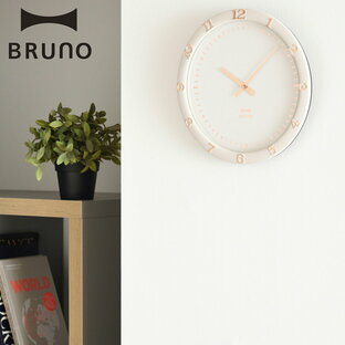 BRUNO ブルーノ 掛け時計 パステルウォールクロック 壁掛け 北欧 モダン アナログ ラウンド型 丸 インテリア BCW040の画像