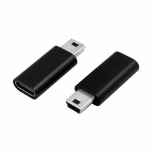 Duttek USB C to ミニUSBアダプター 2個パック USB C (メス) - Mini USB(オス)アダプター USB Miniの画像