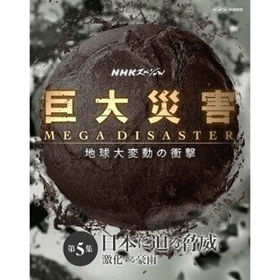 NHKエンタープライズ NHKスペシャル 巨大災害 MEGA DISASTER 地球大変動の衝撃 第5集 日本に迫る脅威 激化する豪雨の画像