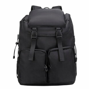 [Clair&Gina] リュックサック 旅行バッグ オックスフォード布 バックパック メンズ レディース 大容量 鞄 通勤 登山用 (黒)の画像
