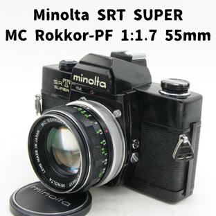 Minolta SRT Super ブラック + 55mm f1.7 整備済の画像