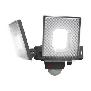 [RITEX/ムサシ]7.5W×2灯 スライド型コンセント式 屋外 防水 人感センサー高輝度1600ルーメンLEDセンサーライトLEDAC2014の画像