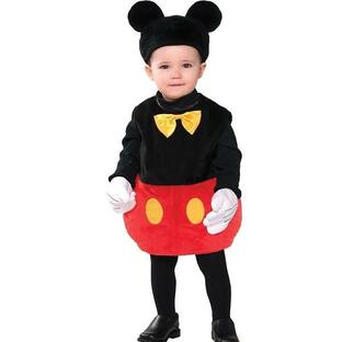 ミッキーマウス コスプレ ベビー 幼児 子供 コスチューム 赤ちゃん 衣装 ハロウィン 仮装 ねずみ年 2020年 子年の画像
