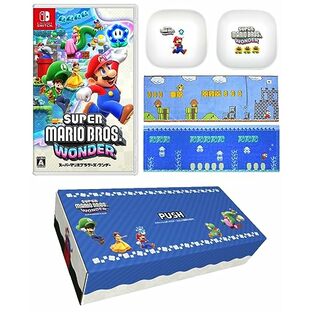 スーパーマリオブラザーズ ワンダー -Switch＋スーパーマリオブラザーズフェイスタオル2枚セット (【Amazon.co.jp限定】アイテム未定 同梱)の画像