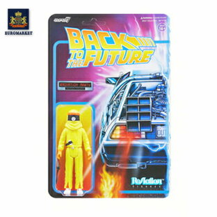 Back to the Future（バックトゥザフューチャー マーティマクフライ） ReAction Figure - Radiation Marty SUPER7 / スーパー7 リアクション フィギュア トイ ホビー おもちゃ アメリカ雑貨 アメリカン雑貨 ムービー 映画 ハリウッド SF 公式 オフィシャル ライセンスの画像