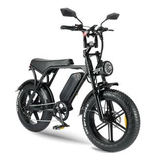 E'KEI V8 OUXI 20インチ モペット 100cc 第2種原動機付自転車 20インチ 電動バイク ペダル付原動機付自転車 原付二種 公道 走行可能 ナンバー取得必要 750Wの画像