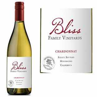 【SALE対象全品20％OFF!／ポイント最大10倍_スーパーSALE】Bliss Chardonnay 2021ブリス シャルドネ カリフォルニアワイン 白ワイン メンドシーノ アメリカワイン ワイン wine 白 辛口 アルコール ギフト プチギフト プレゼント 贈り物 贈答品 13.5％ 贅沢の画像