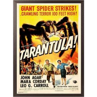 世紀の怪物 タランチュラの襲撃 映画ポスター 木製アートフレーム付 91.5×61cmの画像