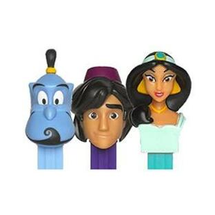 PEZ ペッツ Disney アラジン、厚足、2019年版、3種セット、ルーズ Disney Aladdinの画像
