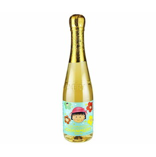 木村飲料 ちびまる子ちゃんシャンメリー ホワイト 360ml瓶×12本入｜ 送料無料 炭酸飲料 シャンメリーの画像