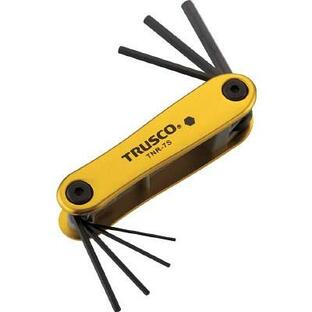 TRUSCO(トラスコ中山):六角棒レンチセットナイフ式 TNR7S 六角棒レンチセット（7本タイプ・ナイフ式） (1個) オレンジブックの画像
