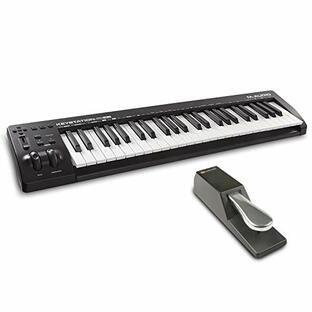 M-Audio USB MIDIキーボード 49鍵 ピアノ音源ソフト付属 Keystation49 III + M-Audio フットペダル 電子ピアノ・キーボード対応 SP-2の画像