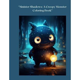 "Sinister Shadows: A Creepy Monster Coloring Book"の画像