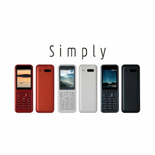 新品●Simply 603SI セイコー SEIKO シンプルで使いやすい「The 電話」SIMロック解除済 大容量バッテリー simフリー 本体 モバイル ガラケーの画像