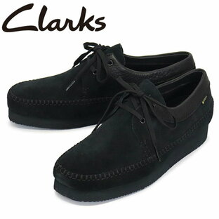 正規取扱店 Clarks (クラークス) 26171486 Weaver GTX ウィーバー ゴアテックス メンズ ブーツ Black Suede CL078の画像