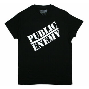 Public Enemy / Public Enemy Logo Tee (Black) - パブリック・エネミー Tシャツの画像