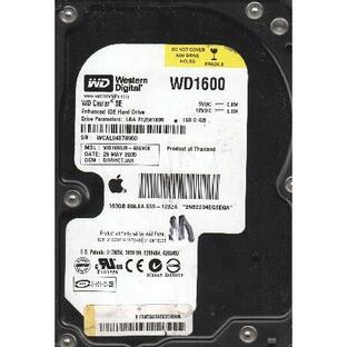 WD1600JB-40GVC0, DCM DSBHCTJAH, Western Digital 160GB IDE 3.5 Hard Driveの画像