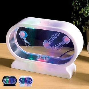 アクアリウム クラゲ ミニ(水槽 LEDライト くらげ おもちゃ 人工 フェイク 海月 水母 インテリア 自宅 おしゃれ 癒し)の画像