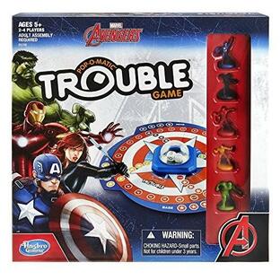 ボードゲーム 英語 アメリカ B5706 Marvel Avengers Trouble Gameの画像