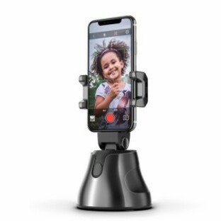 Apai GenieスマートフォンSelfie Shooting Gimbal 360°Face ObjectフォローアップSelfie Stick for Photo Vlog Live Video Recordの画像