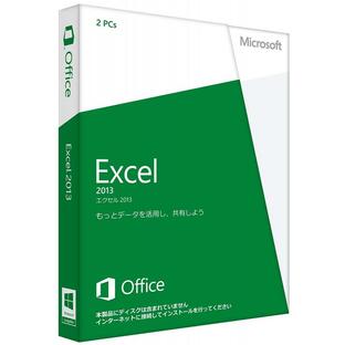 新品未開封 Microsoft Office Excel 2013 通常版 パッケージ版 日本語版 Windows版 PC2台/1ライセンスの画像
