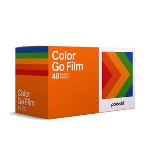 Polaroid(ポラロイド) インスタントフィルム Polaroid Go film - x48 pack カラーフィルム 48枚入り フレームカラー白 (6212)の画像