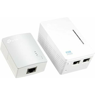 TP-Link WiFi 中継機 PLCアダプター TL-WPA4220 KIT 11n 300Mbps 無線LAN 有線LAN コンセント 2台 キット 総務省指定の画像