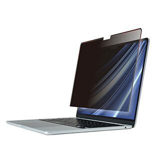 エレコム プライバシーフィルター MacBook Air 13.6インチ 2022年 M2チップ搭載モデル用 液晶保護フィルム 覗き見防止フィルター 視野角度60度 ブルーライトカット 紫外線カット 反射防止 EF-MPA1322PFM2の画像