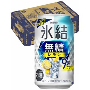 【チューハイ 甘くない レモンサワー】 氷結無糖 キリンレモン Alc.9% 350ml×24本の画像