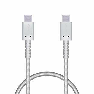 エレコム USB Type-C ケーブル ( USB PD対応 ) C to C 【最大3Aで高速充電】 高耐久 0.3m 【iPhone15 対応検証済】 ホワイト MPA-CCS03PNWHの画像