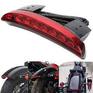 バイク オートバイ LED テール ランプ ストップ ブレーキ ハーレー XL883 XL1200 社外品 汎用 (レッド)の画像