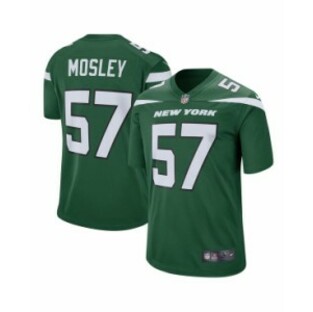 ナイキ メンズ シャツ トップス Men's C.J. Mosley Gotham Green New York Jets Game Jersey Greenの画像