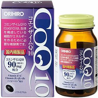 オリヒロ コエンザイムQ10 90粒 30日分 CoQ10 ビタミンC ビタミンE黒コショウ抽出物の画像