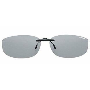 日本製 偏光 &UVカット 99% メガネの上から サングラス クリップ オン KEEPER smart S ライトスモーク 9332-03の画像