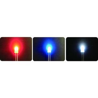 エレキット（ELEKIT） かんたんLEDシリーズ 高輝度LED AP−L05 5mm 赤青白ミックス│工作キット ハンズの画像