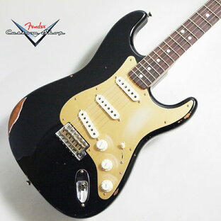 Fender Custom Shop Limited Edition Roasted "Big Head" Stratocaster Relic, Rosewood Fingerboard, Aged Black〈S/N CZ570205 3.42kg〉の画像