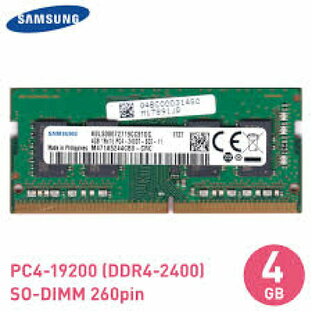 新品 SAMSUNG PC4-19200 DDR4-2400 PC4-2400T 260pin 4GB 1Rx16 PC4-2400T-SC0-11 SO-DIMM ノートPC 増設 メモリ 4GB 片面 バルク品の画像