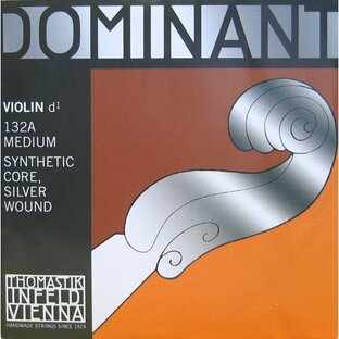 Dominant ドミナントバイオリン弦 3D シルバー巻(132A)の画像