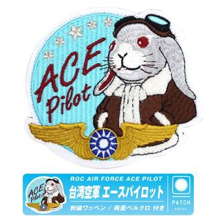 台湾空軍 エースパイロット パッチ 刺繍 両面 ベルクロ 付き ワッペン ROC ACE PILOT PAtch 空軍 戦闘機 航空祭 ミリタリー ワッペン グッズ アイテムの画像