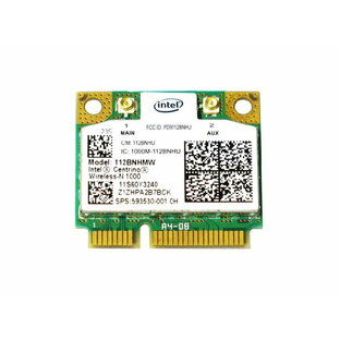 Lenovo/HP純正 60Y3241/60Y3203 593530-001 Intel Centrino Wireless-N 1000 802.11b/g/n PCIe Mini half 無線LANカードの画像