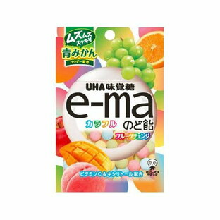 UHA味覚糖 UHAピピン e-maのど飴 カラフルフルーツチェンジ 28g ×10 メーカー直送 お中元 ギフト 夏ギフト プレゼントの画像