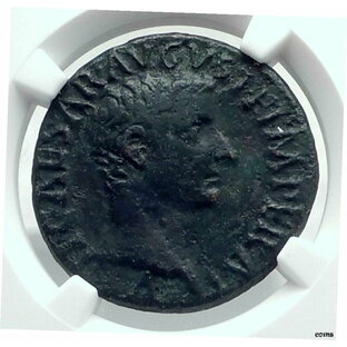 アンティークコイン コイン 金貨 銀貨 ティベリウス本物 古代8AD ローマ 本物 オリジナル ローマン NGC i80950- show original titleの画像