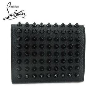 クリスチャンルブタン CHRISTIAN LOUBOUTIN メンズ 2つ折り財布 PAROS 1165160 BLACK BLACK CM53 24awの画像