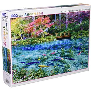 【日本製】 ビバリー 1000ピースジグソーパズル 色彩輝くモネの池（49×72㎝）51-293の画像