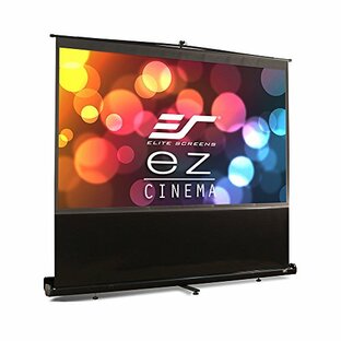 エリートスクリーン プロジェクタースクリーン EZシネマ 100インチ(16:9) マックスホワイト素材 ブラックケース F100NWHの画像