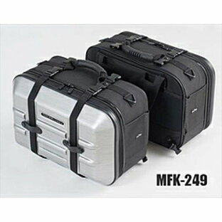 TANAX MFK-249 ツアーシェルケース2 ヘアラインシルバー MFK249の画像